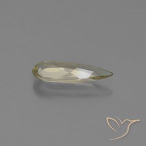 Diásporo com mudança de cor Amarelo muito claro Natural 0.99ct, Formato de pêra, VVS-VS