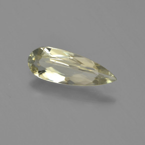 Diásporo com mudança de cor Luz amarela Natural 0.87ct, Formato de pêra, VVS-VS
