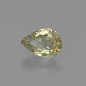 Diasporo de mudança de cor multicolorido natural 0,75ct, formato de pêra, VS