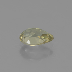 Diasporo de mudança de cor multicolorido natural 0,75ct, formato de pêra, VS
