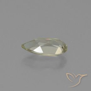 Diásporo com mudança de cor Luz amarela Natural 0.71ct, Formato de pêra, VVS