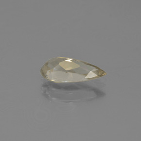 Diásporo com mudança de cor amarelo quente Natural 1.17ct, Formato de pêra, VVS-VS
