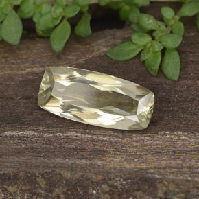 Diasporo de mudança de cor amarelo natural 1,35ct, almofada cortada, VVS