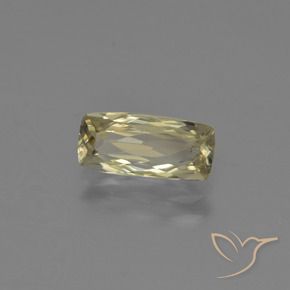 Diásporo com mudança de cor amarelo suave Natural 1.30ct, Almofada, VVS