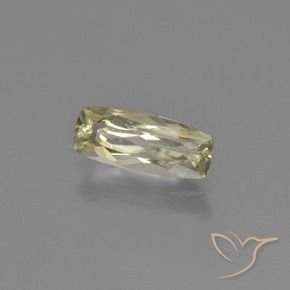 Diásporo com mudança de cor Amarelo Muito Pálido Natural 0.93ct, Almofada, VS