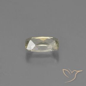 Diásporo com mudança de cor Amarelo muito claro Natural 0.76ct, Almofada, VS