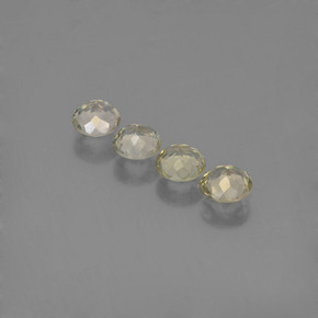 Pedras preciosas de diasporo de mudança de cor amarelo natural de 1,74 ct, corte redondo, VVS-VS