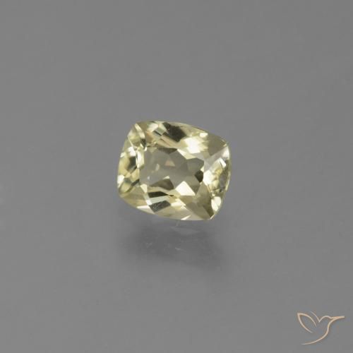 Diásporo com mudança de cor Amarelo Dourado Muito Claro Natural 0.70ct, Almofada, VVS-VS