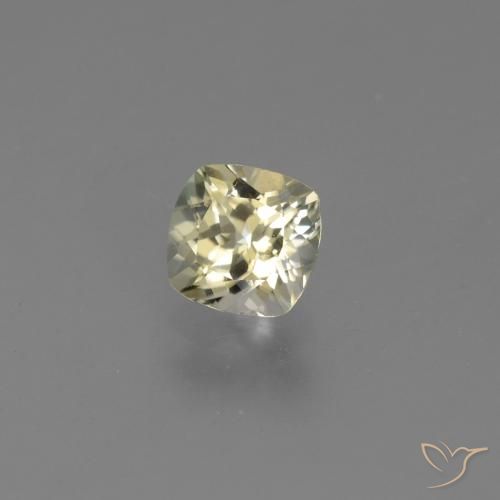 Diásporo com mudança de cor Amarelo Dourado Muito Claro Natural 0.80ct, Almofada, VVS-VS