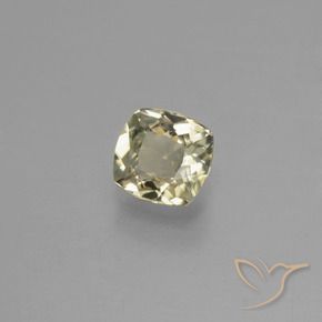 Diasporo de mudança de cor amarelo natural 0,66ct, almofada cortada, VVS-VS