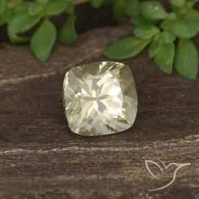 Diásporo com mudança de cor Amarelo muito claro Natural 0.81ct, Almofada, VVS-VS