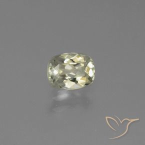 Diásporo com mudança de cor Amarelo claro Natural 0.77ct, Almofada, VVS