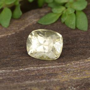 Diasporo de mudança de cor amarelo natural 0,54ct, almofada cortada, VVS