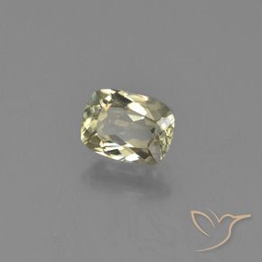Diásporo com mudança de cor Amarelo muito claro Natural 0.86ct, Almofada, VS