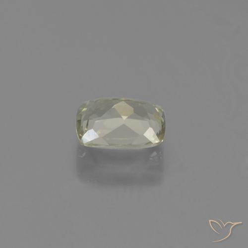 Diásporo com mudança de cor Luz amarela Natural 0.63ct, Almofada, VVS-VS
