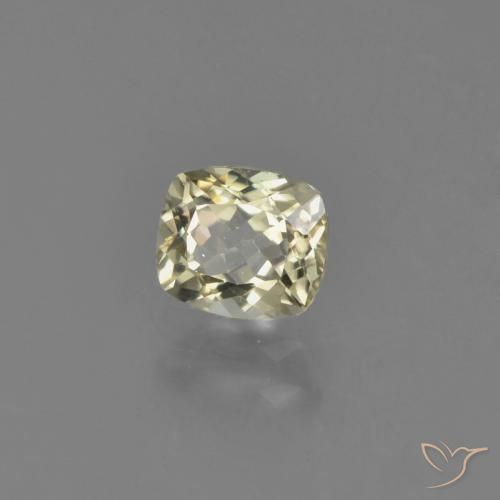 Diásporo com mudança de cor Luz amarela Natural 0.76ct, Almofada, VVS-VS