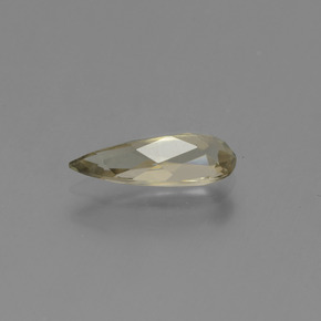 Diasporo de mudança de cor amarelo natural 1,36ct, formato de pêra, VVS-VS