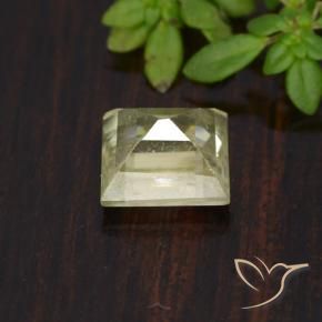 Diásporo com mudança de cor Amarelo muito claro Natural 1.01ct, Quadrado, VS