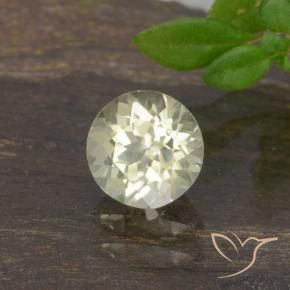 Diásporo com mudança de cor Amarelo muito claro Natural 0.61ct, Redondo, VVS-VS