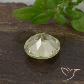 Diásporo com mudança de cor Luz amarela Natural 0.68ct, Redondo, VS