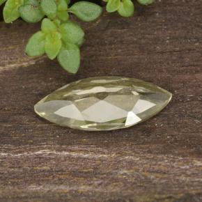 Diasporo de mudança de cor amarelo natural 0,76ct, marquise, VVS-VS