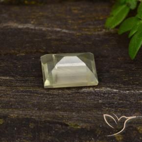 Diásporo com mudança de cor amarelo bege Natural 0.51ct, baguete, VS