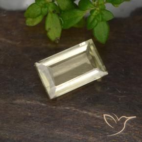 Diásporo com mudança de cor amarelo bege Natural 0.64ct, baguete, VS
