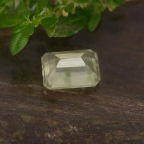 Diásporo com mudança de cor Amarelo muito claro Natural 0.70ct, Corte Esmeralda, VS