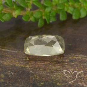 Diásporo com mudança de cor Amarelo claro Natural 0.75ct, Almofada, VVS-VS