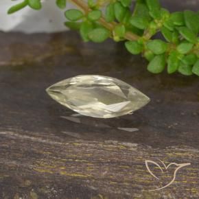 Diásporo com mudança de cor Amarelo Dourado Muito Claro Natural 0.50ct, Marquesa, VVS-VS