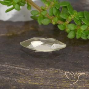 Diásporo com mudança de cor Amarelo Dourado Muito Claro Natural 0.50ct, Marquesa, VVS-VS