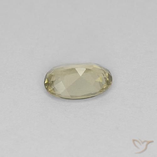 Diásporo com mudança de cor Luz amarela Natural 0.61ct, oval, VS