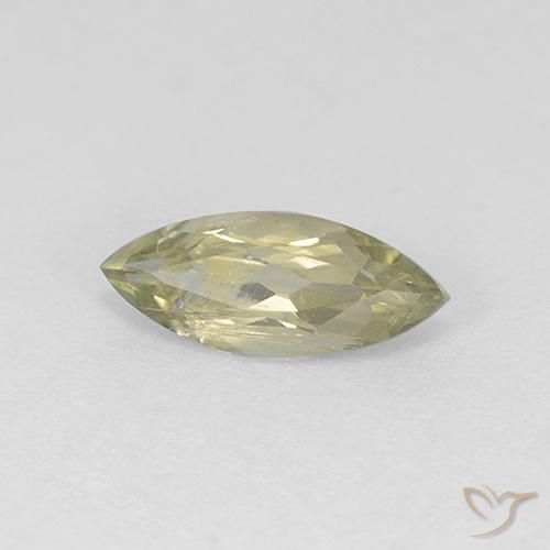 Diásporo com mudança de cor Luz amarela Natural 0.83ct, Marquesa, VS