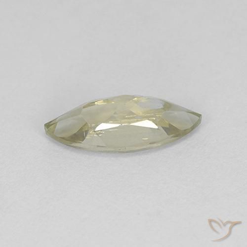 Diásporo com mudança de cor Luz amarela Natural 0.83ct, Marquesa, VS