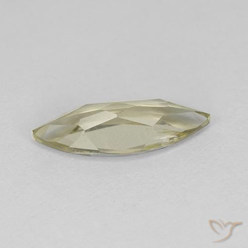 Diásporo com mudança de cor Luz amarela Natural 0.90ct, Marquesa, VVS-VS