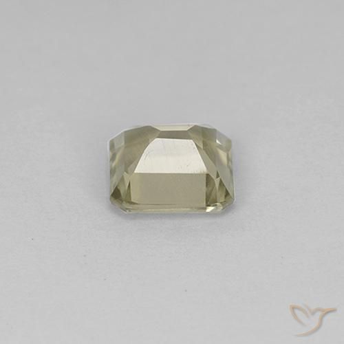 Diásporo com mudança de cor Luz amarela Natural 0.86ct, Corte Octógono / Esmeralda, VS