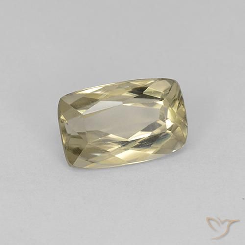 Diásporo com mudança de cor Amarelo muito claro Natural 1.37ct, Almofada, VS