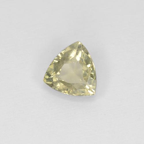 Diasporo de mudança de cor amarelo natural 0,70ct, trillion, VS