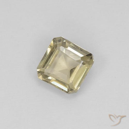 Diásporo com mudança de cor Luz amarela Natural 0.99ct, Corte Octógono / Esmeralda, VS