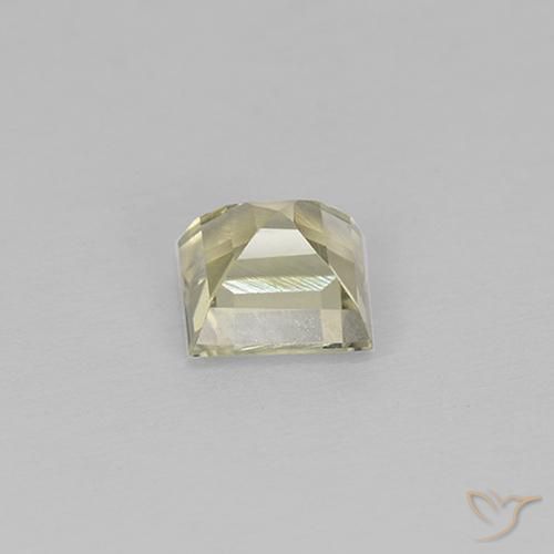 Diásporo com mudança de cor Amarelo Muito Pálido Natural 0.94ct, Quadrado, VS