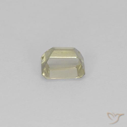 Diásporo com mudança de cor Luz amarela Natural 0.79ct, Corte Octógono / Esmeralda, VS
