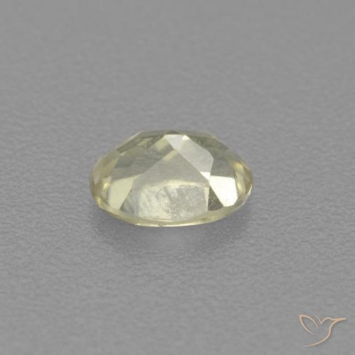 Diásporo com mudança de cor Luz amarela Natural 0.48ct, oval, VS