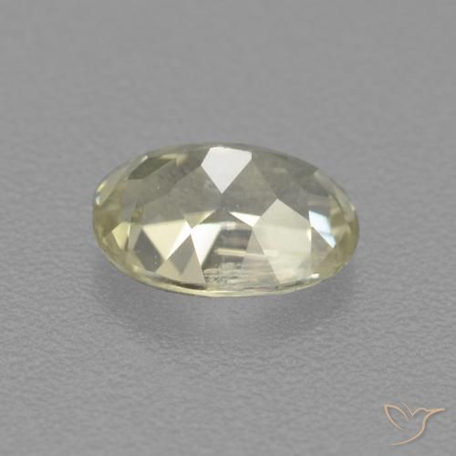 Diásporo com mudança de cor Luz amarela Natural 0.88ct, oval, VS