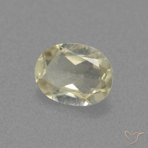 Diásporo com mudança de cor Luz amarela Natural 0.58ct, oval, VS