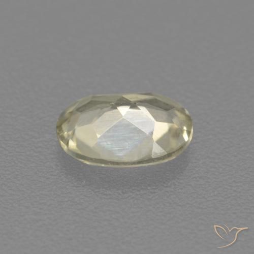 Diásporo com mudança de cor Luz amarela Natural 0.58ct, oval, VS