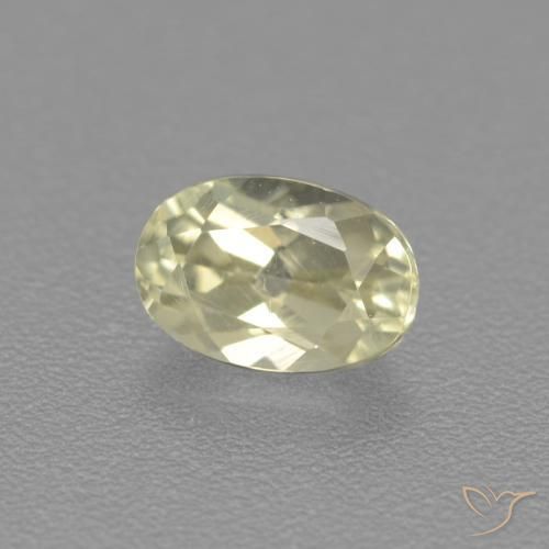 Diásporo com mudança de cor Luz amarela Natural 0.64ct, oval, VS