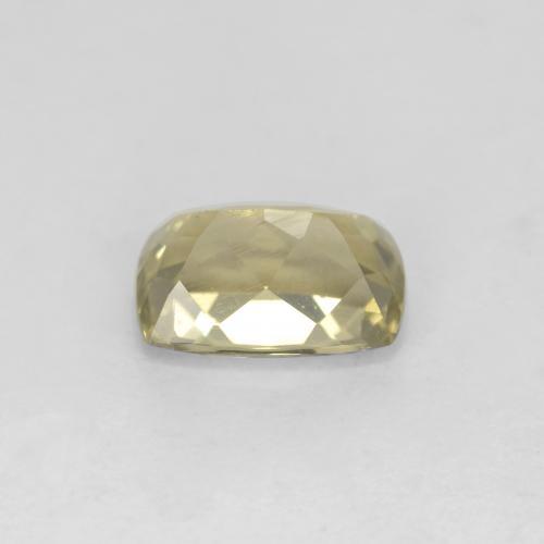 Diasporo de mudança de cor amarelo natural 0,89ct, almofada cortada, VS