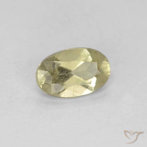Diásporo com mudança de cor Luz amarela Natural 0.67ct, oval, VS