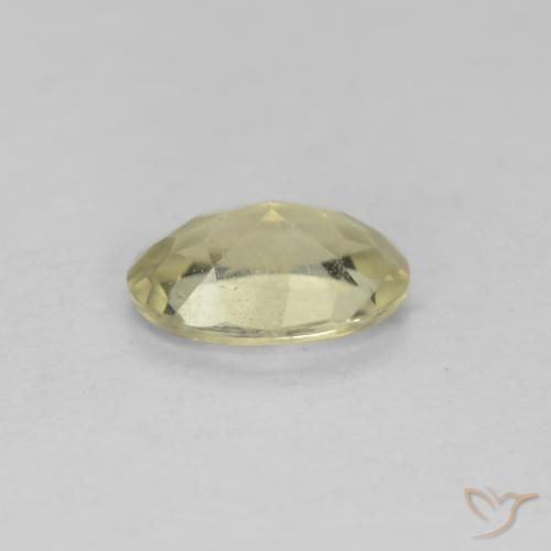Diásporo com mudança de cor Luz amarela Natural 0.67ct, oval, VS