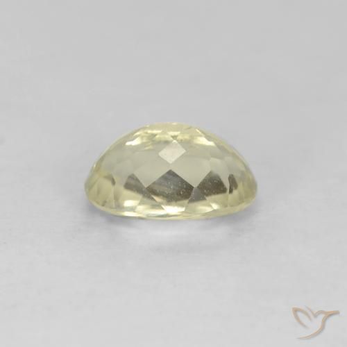 Diásporo com mudança de cor Luz amarela Natural 0.78ct, oval, VS